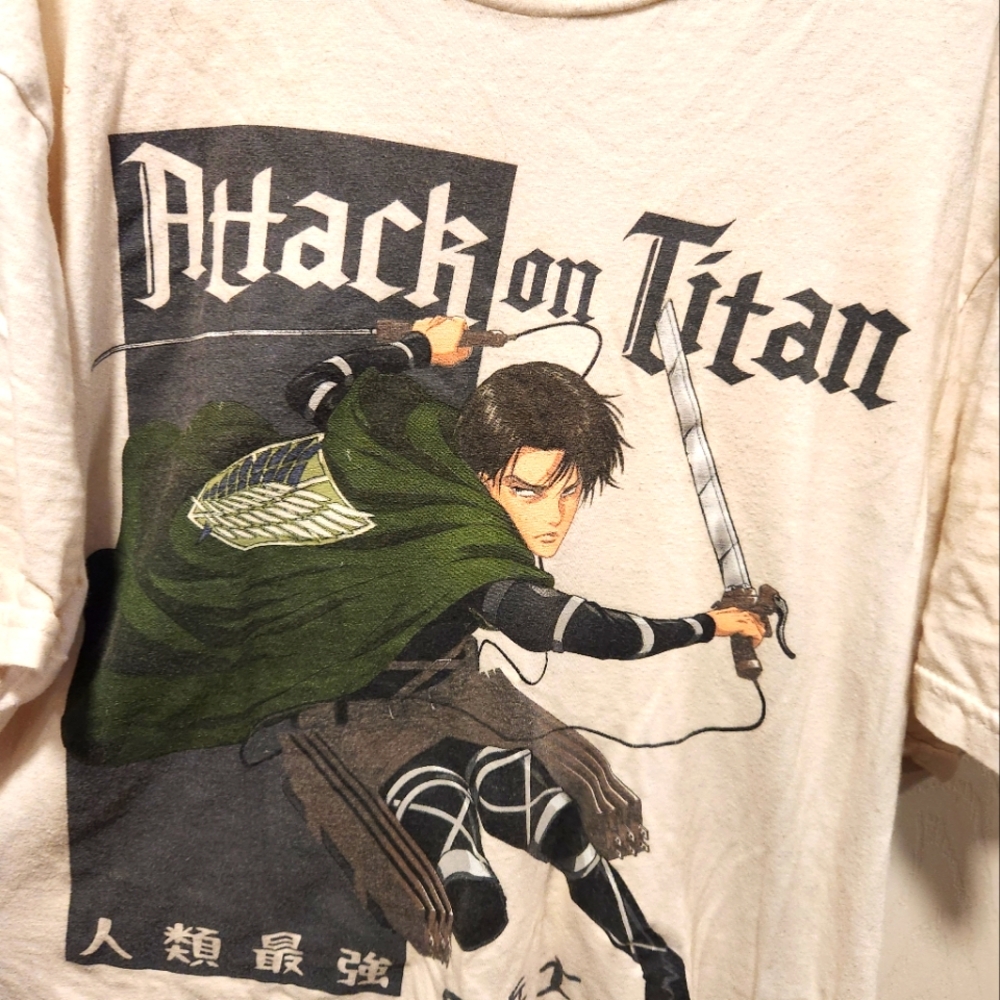 Attack on Titan Kids Graphic T-Shirt - White